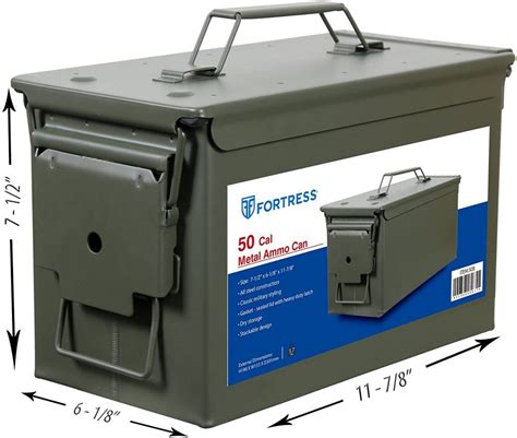 metal ammo dry storage box|plastic 50 cal ammo can.